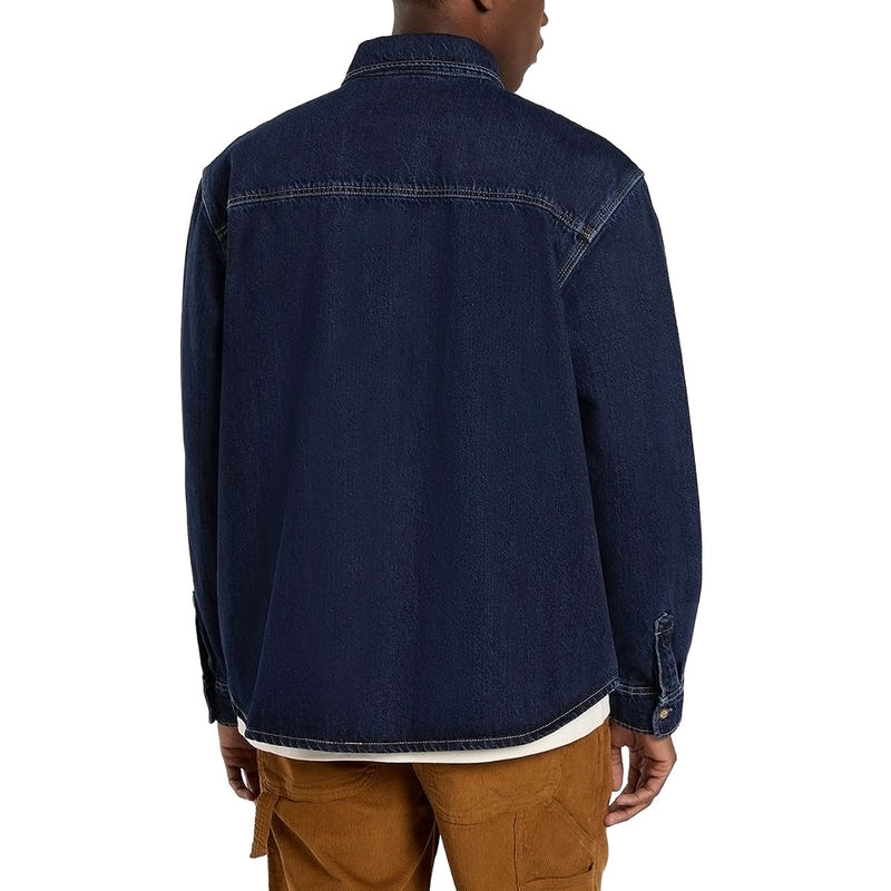 Dickies Mechanic Denim Long Sleeve Shirt - Dark Indigo