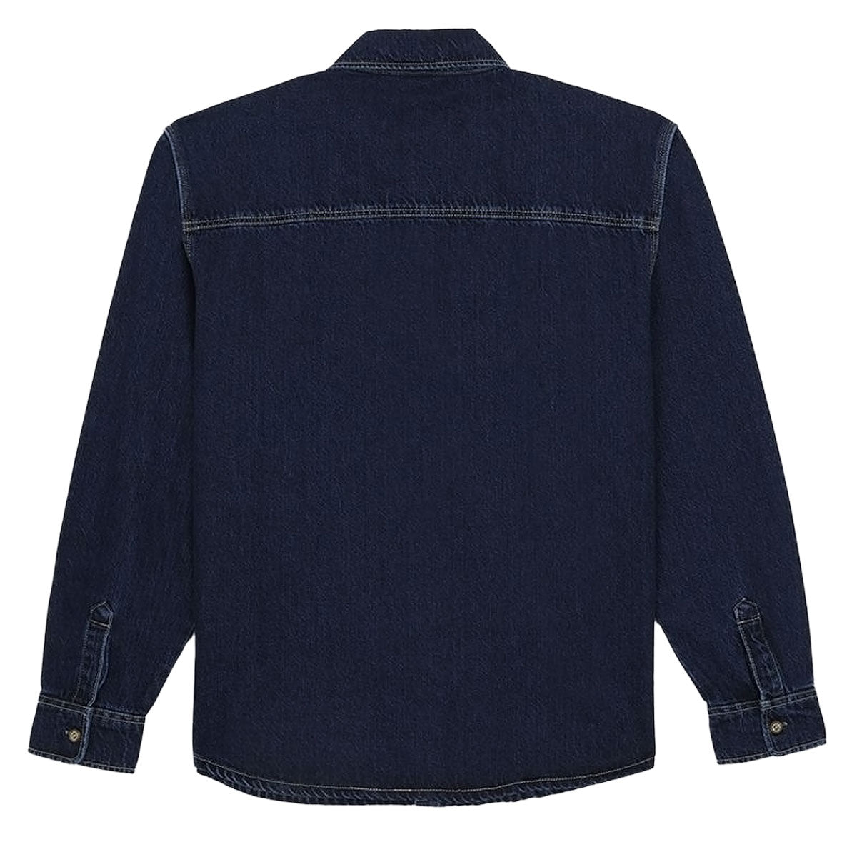 Dickies Mechanic Denim Long Sleeve Shirt - Dark Indigo image 6