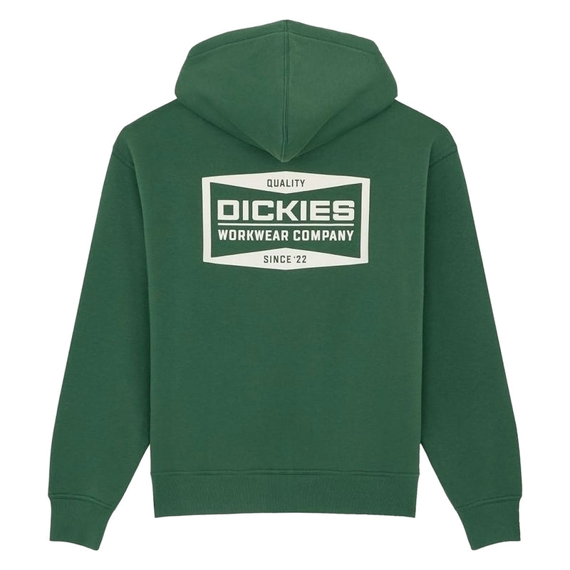 Dickies Bolivar Full Zip Up Hoodie - Pine Needle Green