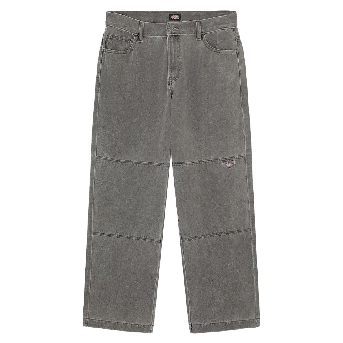 Dickies Double Knee Denim Pants - Grey Wash Tinited image 5