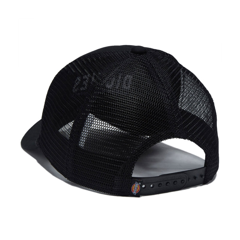 Dickies Mid Profile Twill Trucker Hat - Black