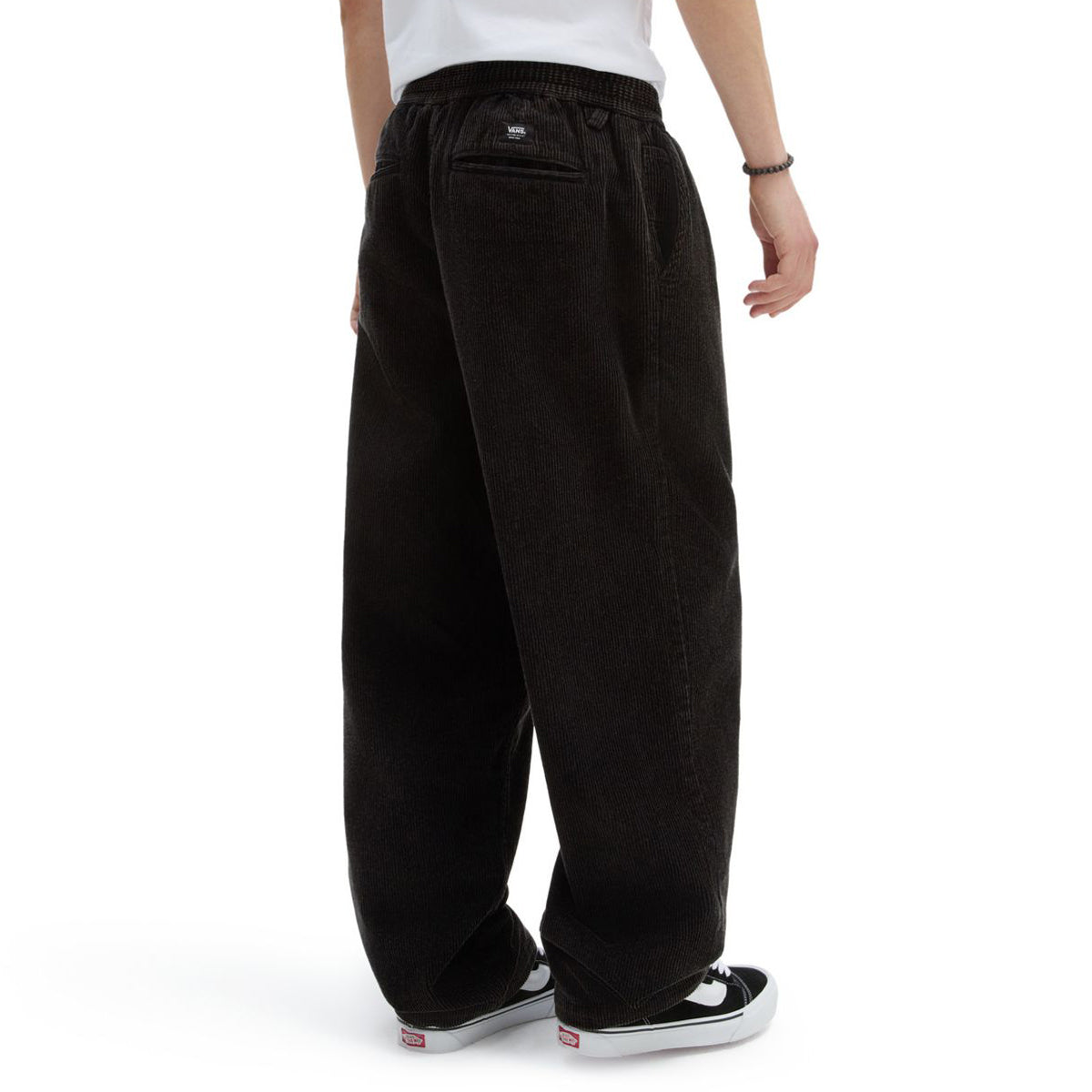 Vans Range Baggy Taprd Acid Wash Cord Pants - Black image 3