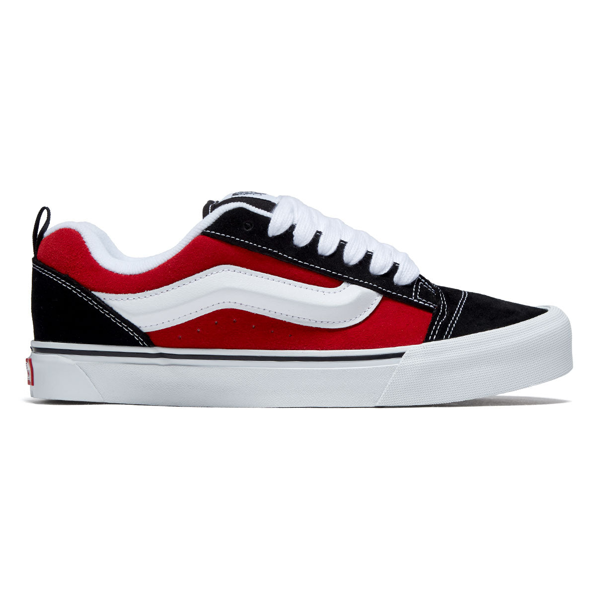 Vans Knu Skool Shoes - Red/True White image 1