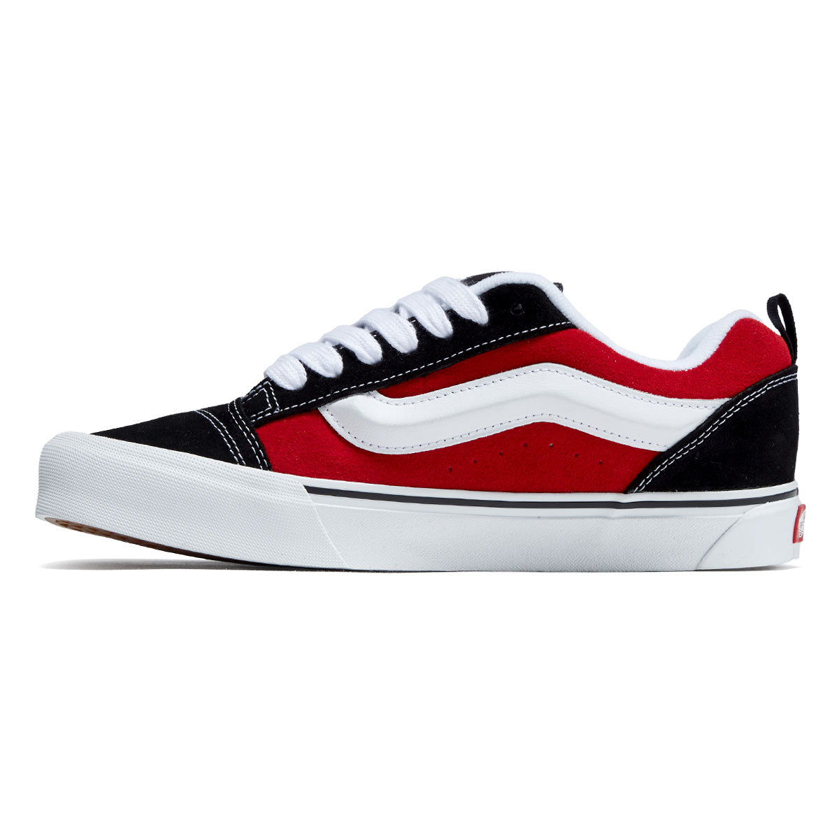 Vans Knu Skool Shoes - Red/True White image 2
