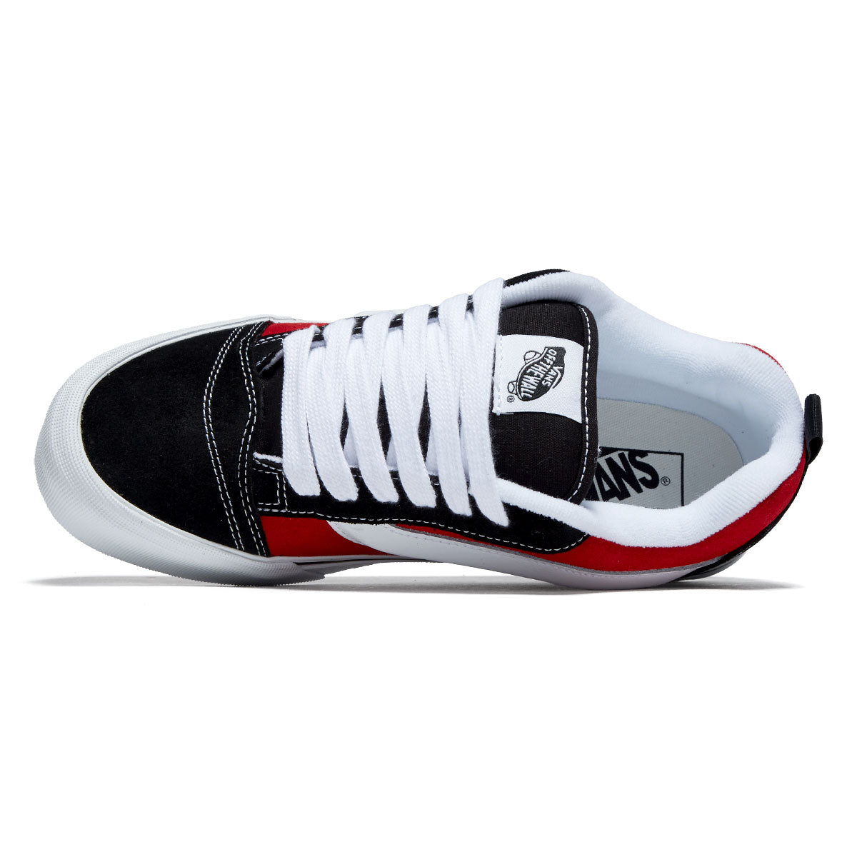 Vans Knu Skool Shoes - Red/True White image 3