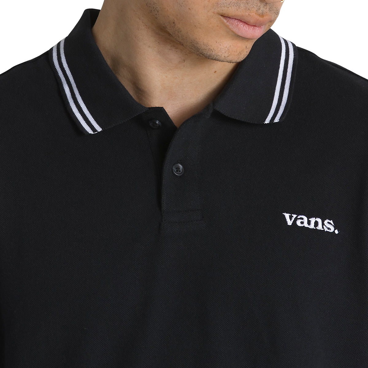 Vans Halecrest Polo Shirt - Black – CCS