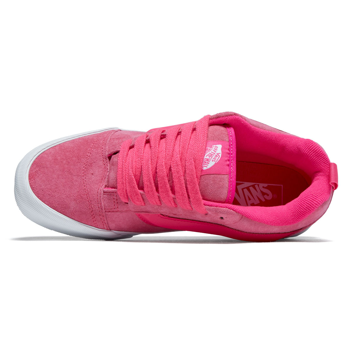 Vans Knu Skool Shoes - Nubuck Pink Glo image 3