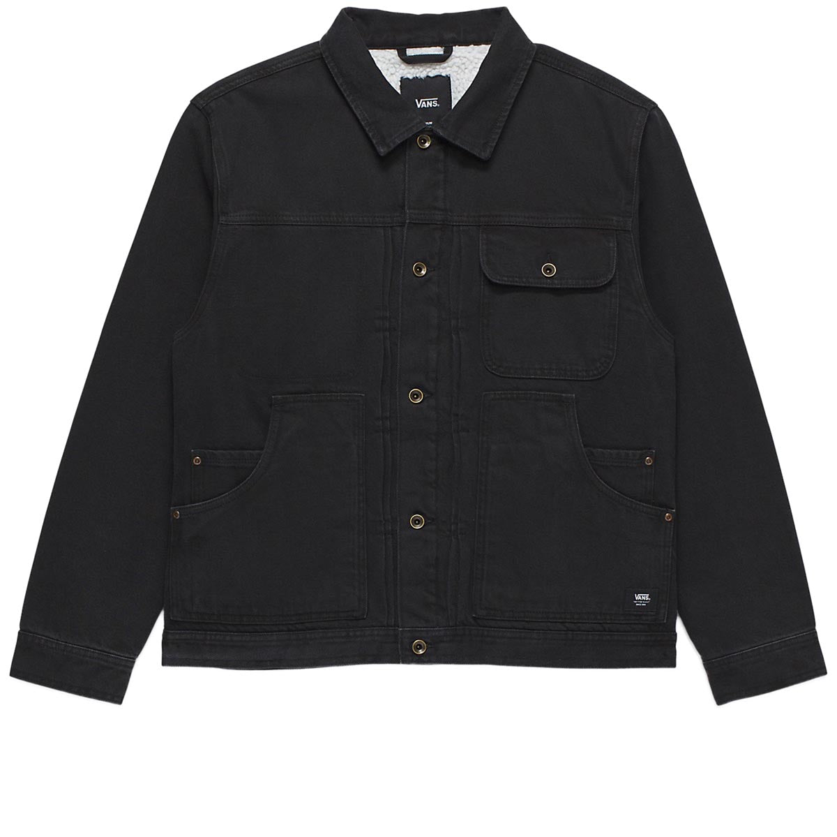 Vans black denim jacket hotsell