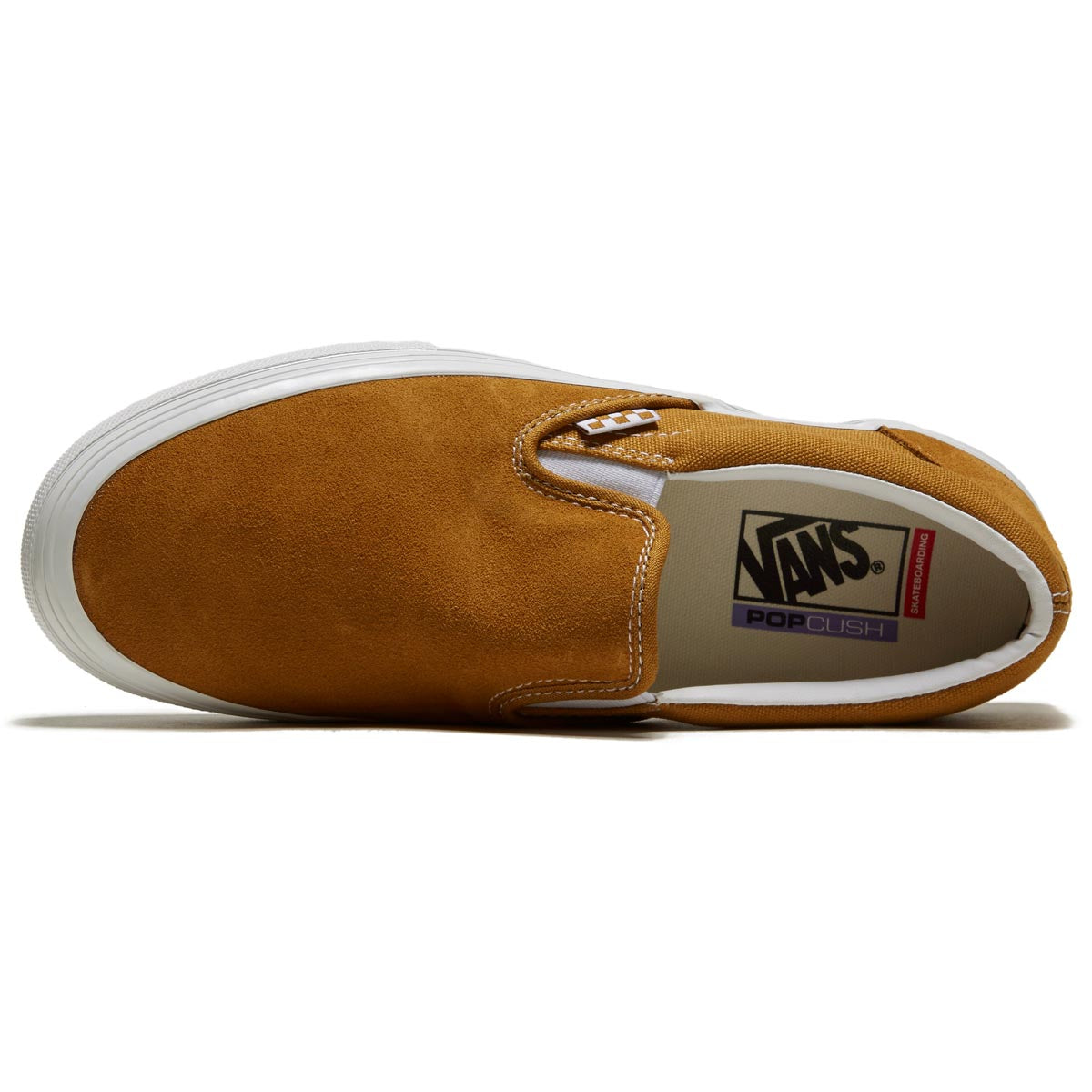 Vans Skate Slipon Shoes Wrapped Gold/White CCS