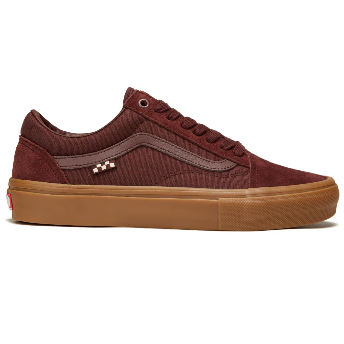 Vans Skate Old Skool Shoes - Dark Red/Gum – CCS