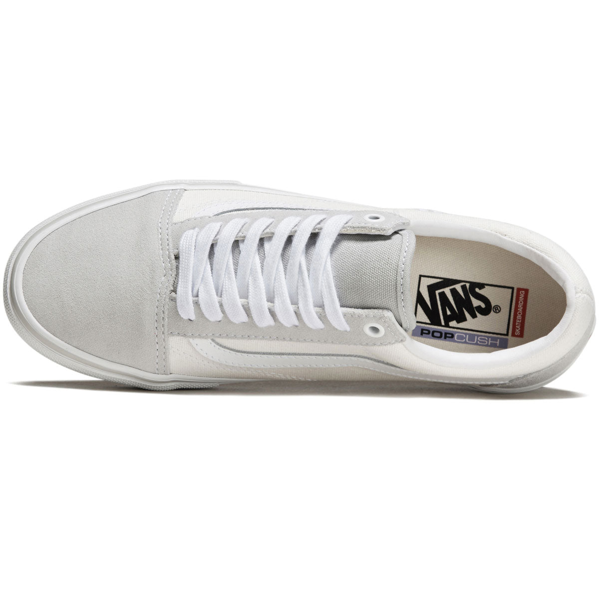 Vans Skate Old Skool Shoes - Light Grey/White – CCS