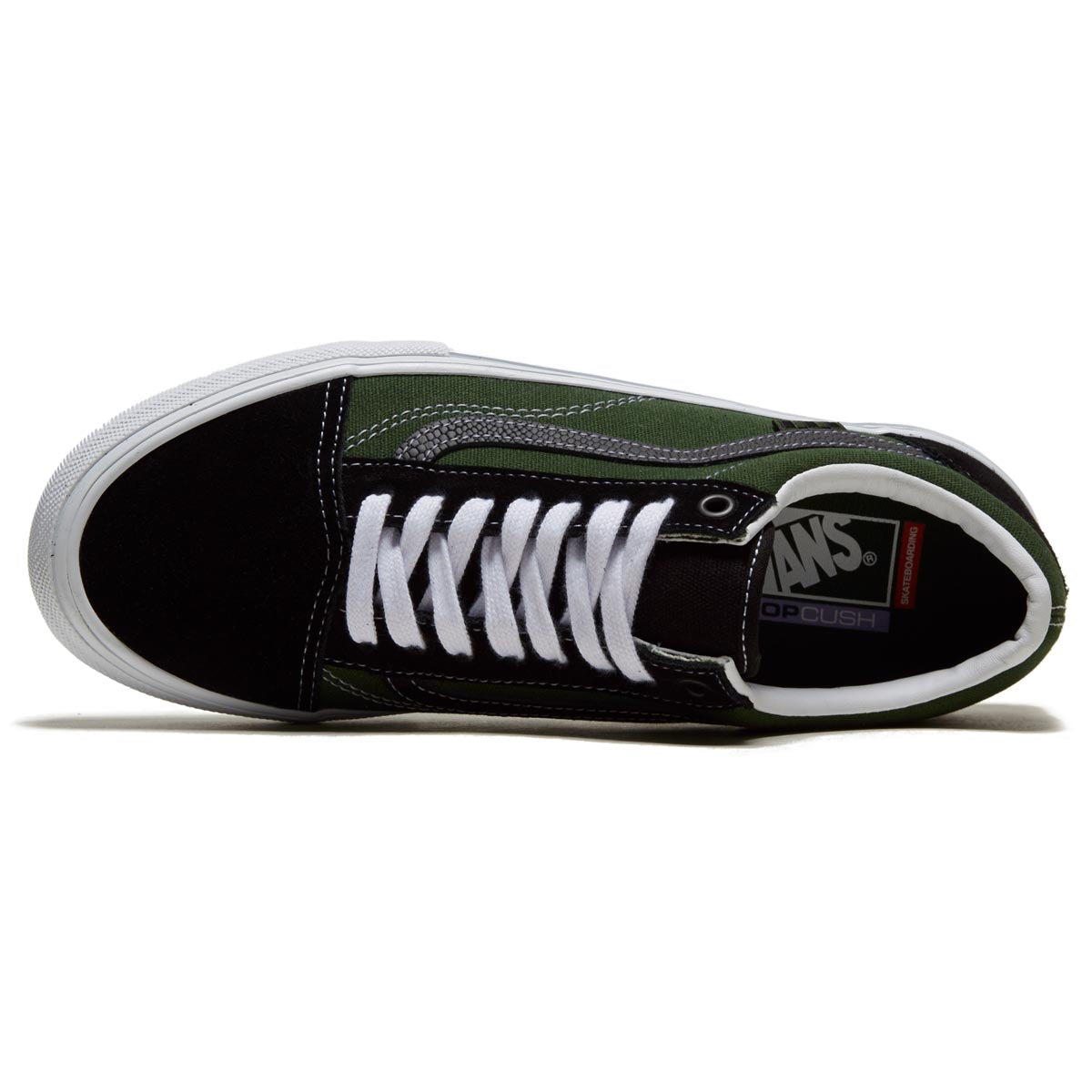 Vans Skate Old Skool Shoes - Safari Black/Greenery – CCS