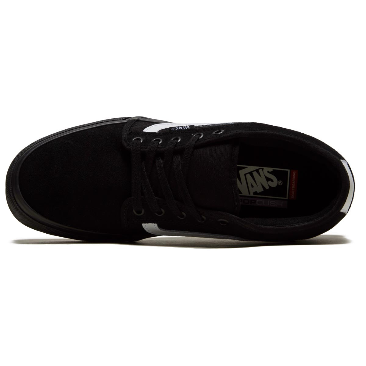 Vans Chukka Low Sidestripe Shoes - Black/Black/White – CCS