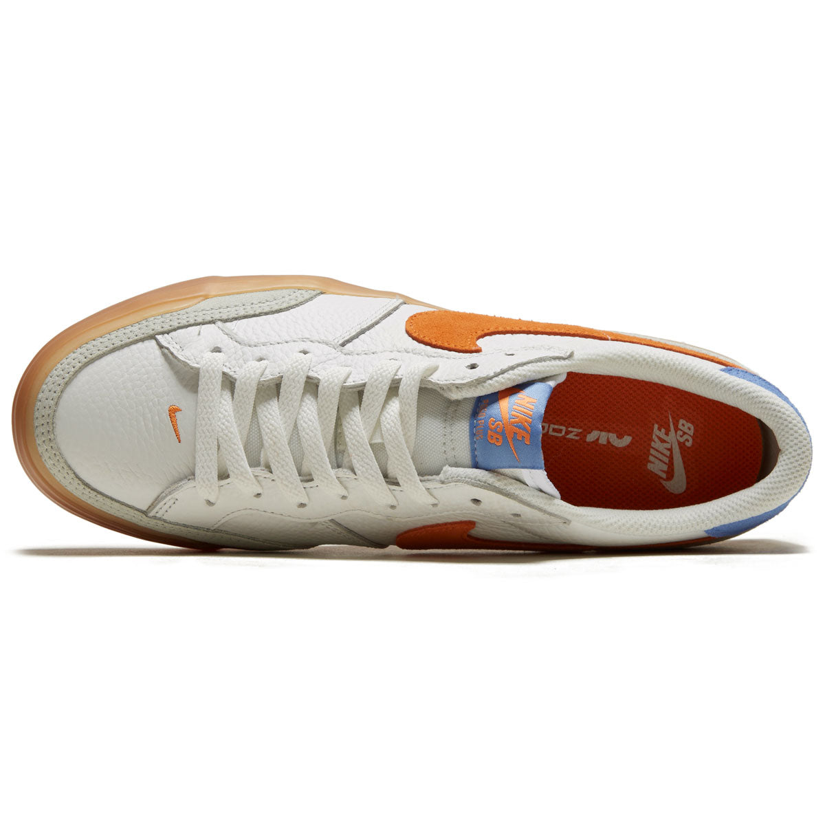 Nike SB Zoom Pogo Plus Prm Shoes - Summit White/Bright Mandarin – CCS