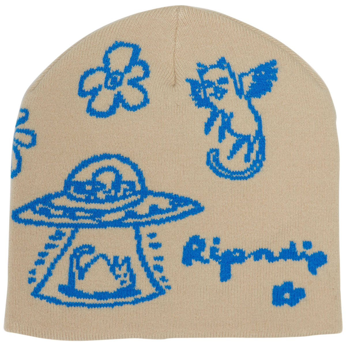 RIPNDIP Blonded Beanie Off White CCS