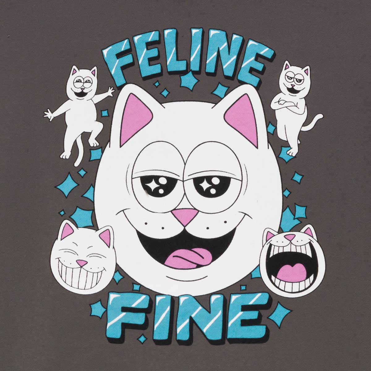 RIPNDIP Feline Fine Hoodie - Charcoal image 4