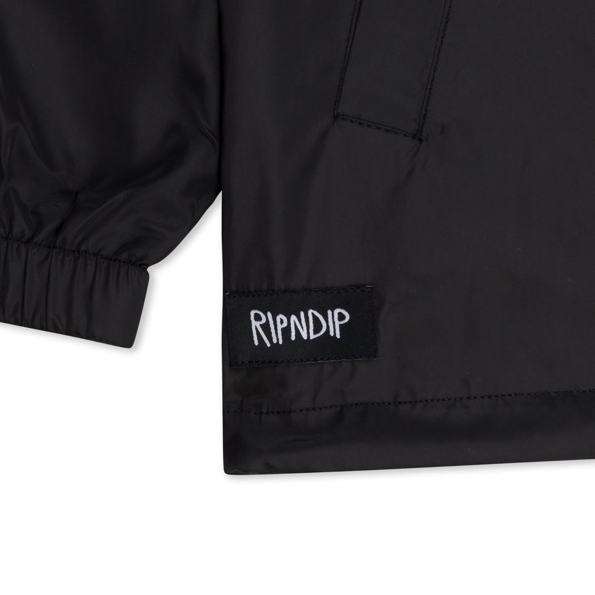 RIPNDIP Nervous System Coaches Jacket - Black image 4
