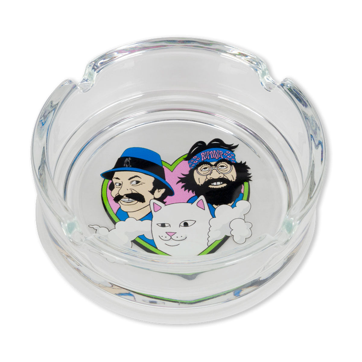 RIPNDIP x Cheech & Chong I Love Pot Ashtray - Clear image 2