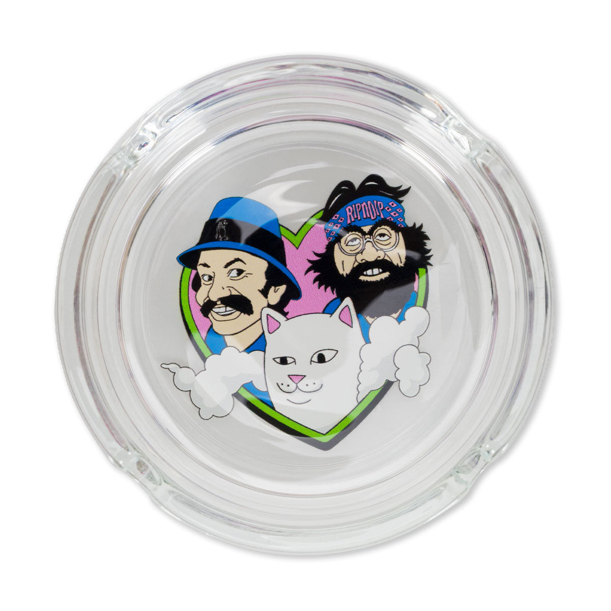 RIPNDIP x Cheech & Chong I Love Pot Ashtray - Clear image 3