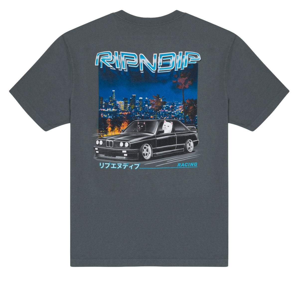 RIPNDIP Vroom Vroom T-Shirt - Charcoal image 1