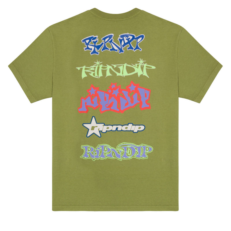RIPNDIP Ace T-Shirt - Light Forest