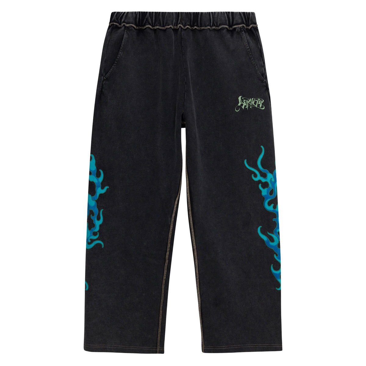 RIPNDIP Squabble Up Sweat Pants - Black Vintage Wash image 1