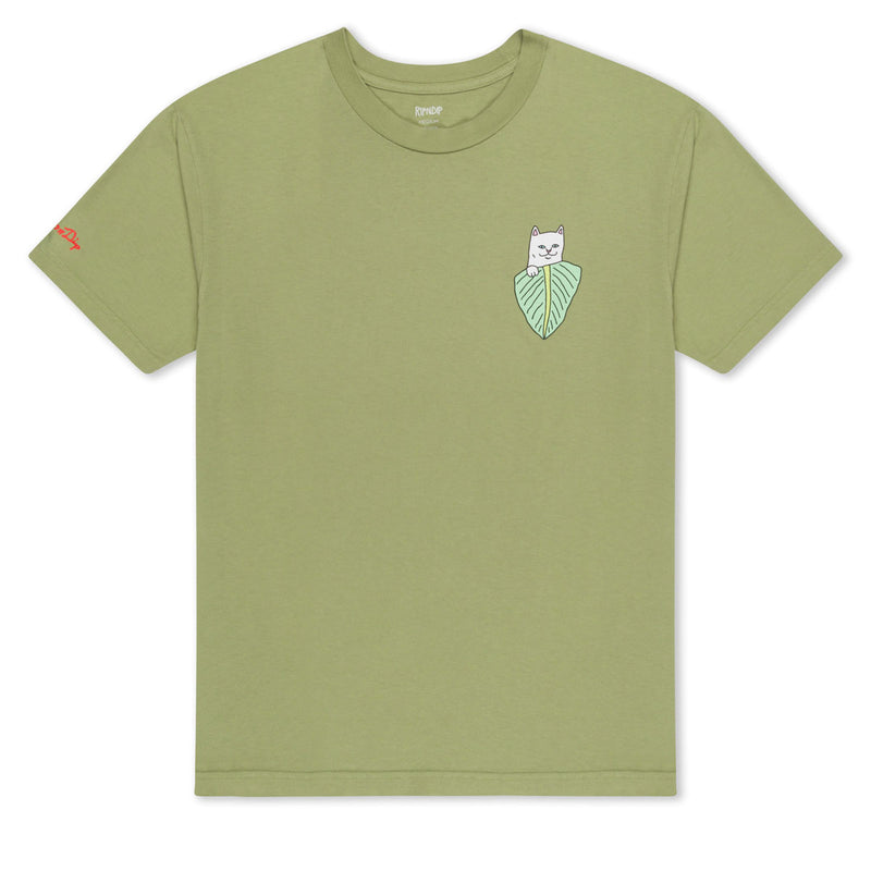 RIPNDIP Nermal Portrait T-Shirt - Light Forest