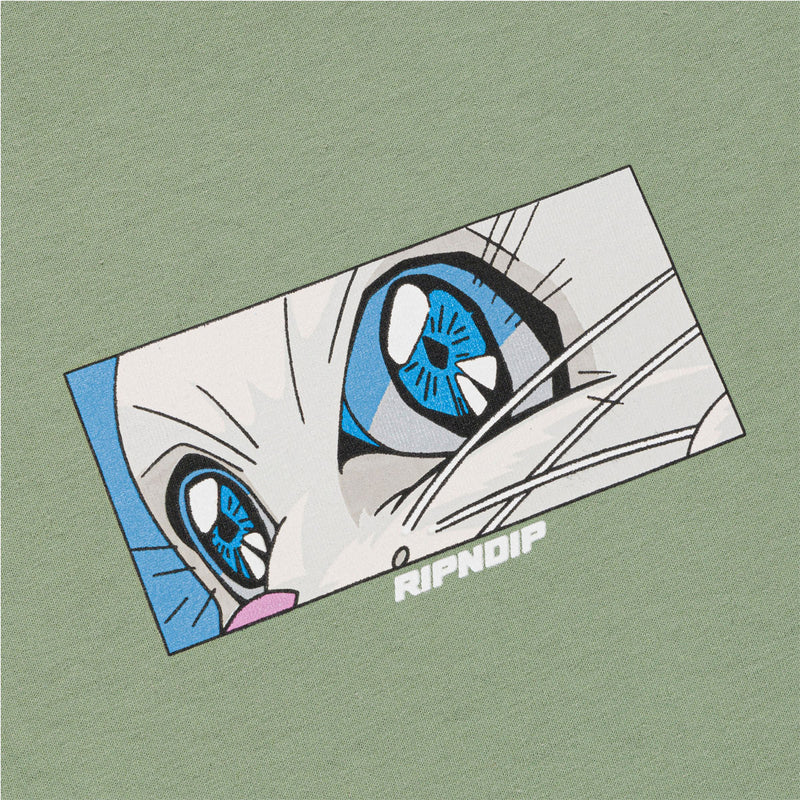 RIPNDIP Metal Claw T-Shirt - Dusty Olive