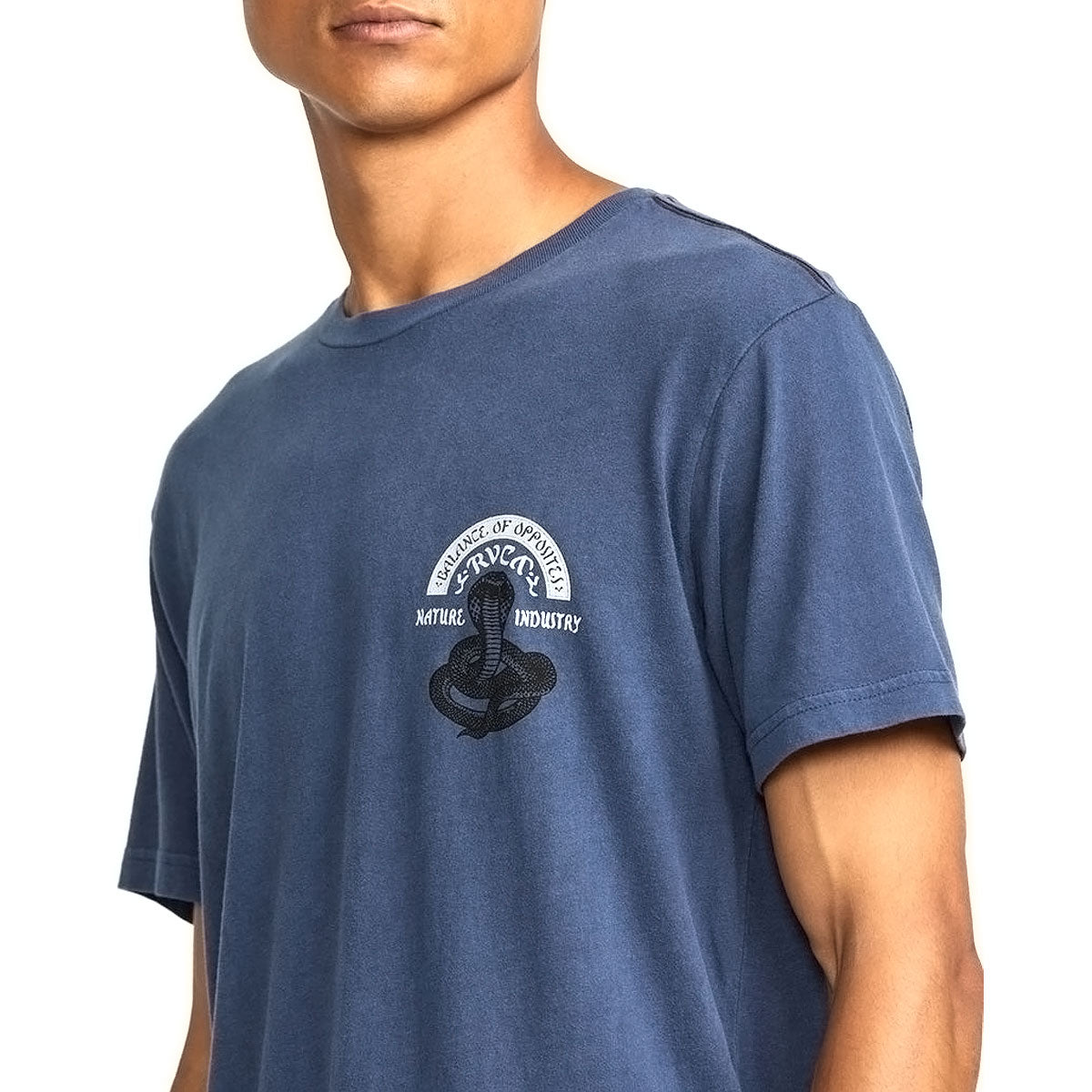 RVCA Snake Charmer T-Shirt - Moody Blue image 4