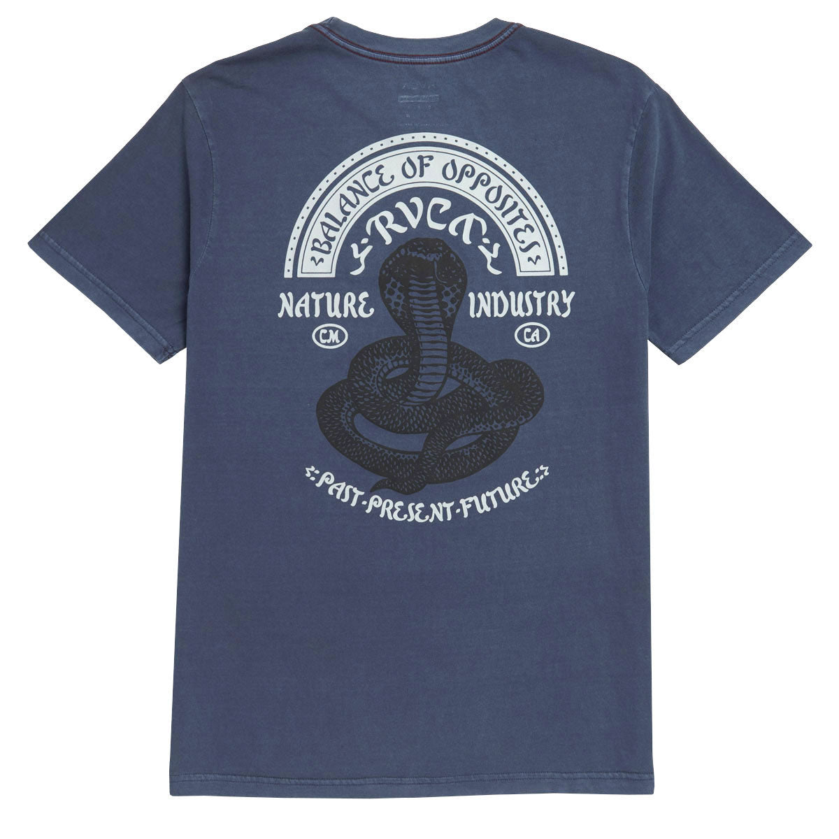 RVCA Snake Charmer T-Shirt - Moody Blue image 5