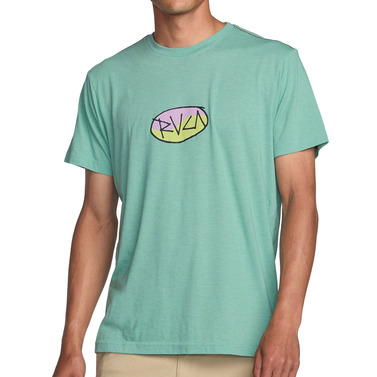 RVCA Balance Skratch T-Shirt - Bottle Green image 2