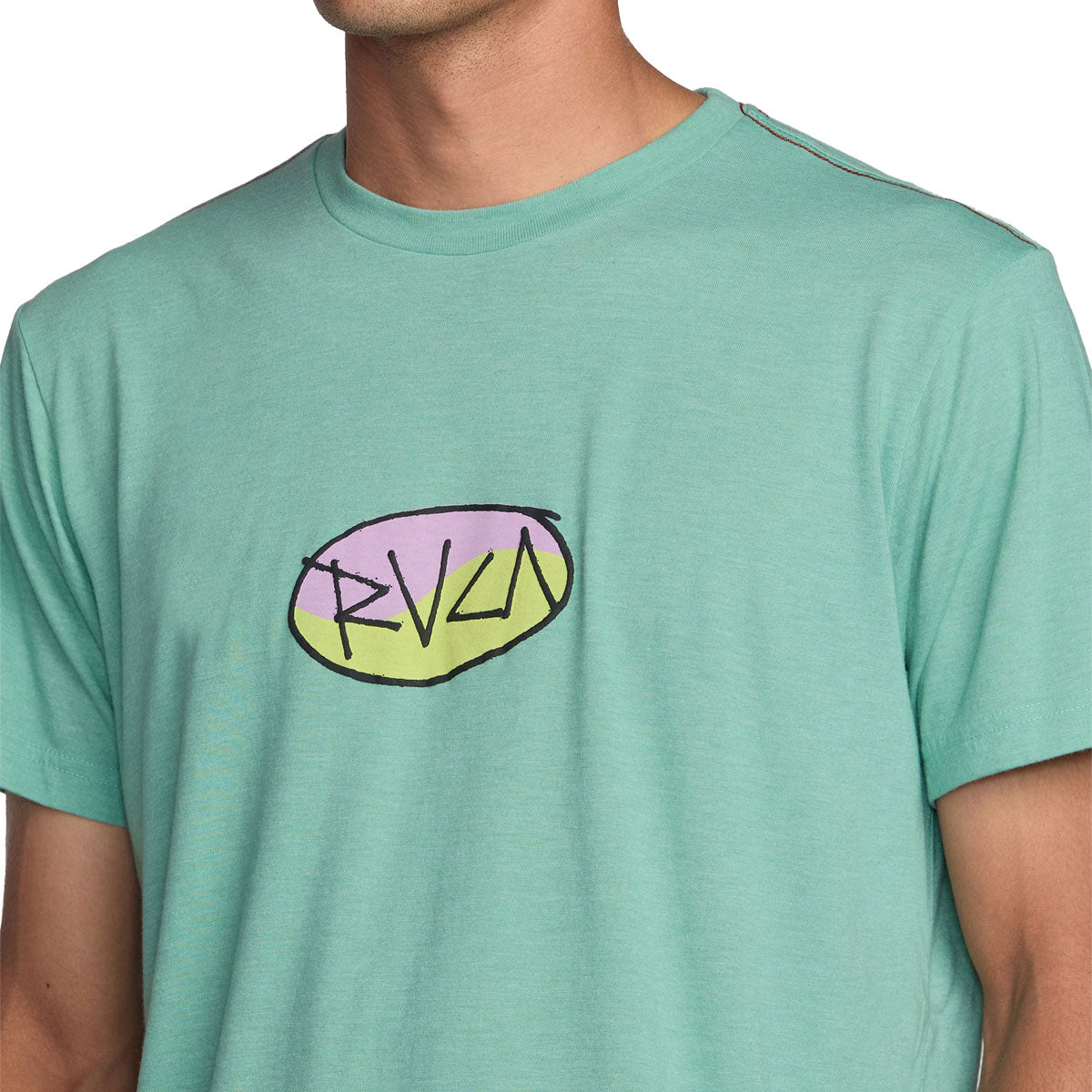 RVCA Balance Skratch T-Shirt - Bottle Green image 4