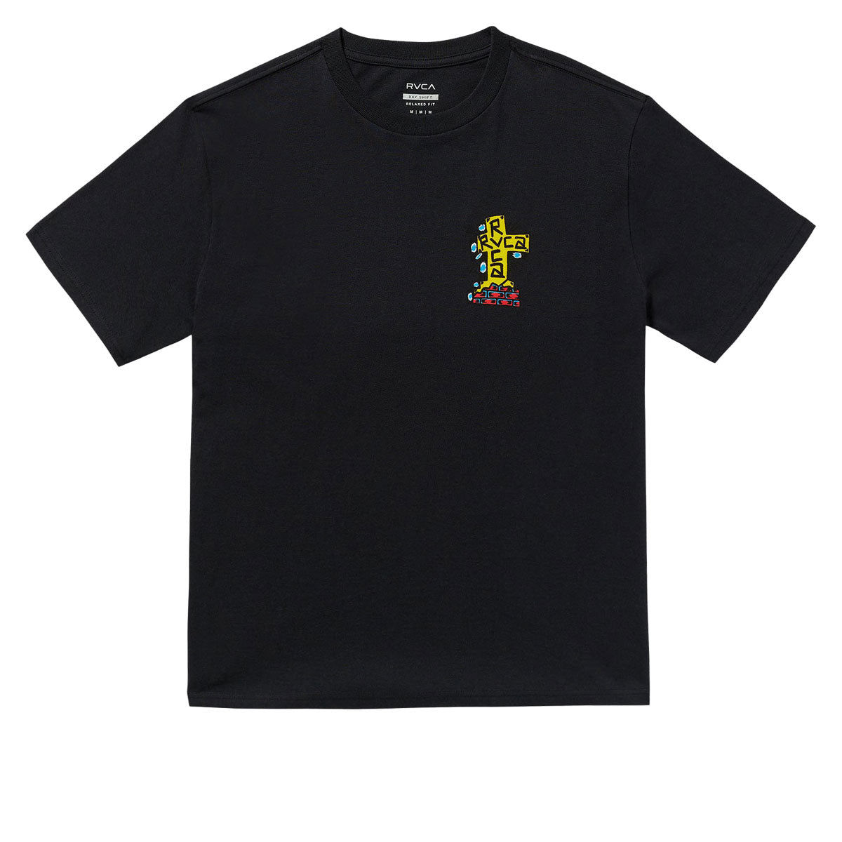 RVCA Barbacross T-Shirt - Black image 2