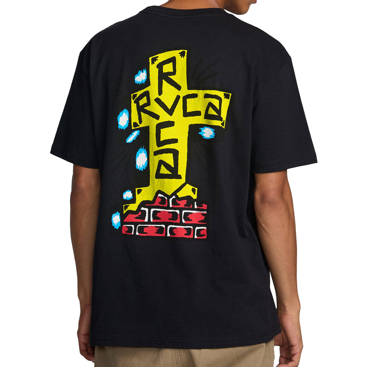 RVCA Barbacross T-Shirt - Black image 4
