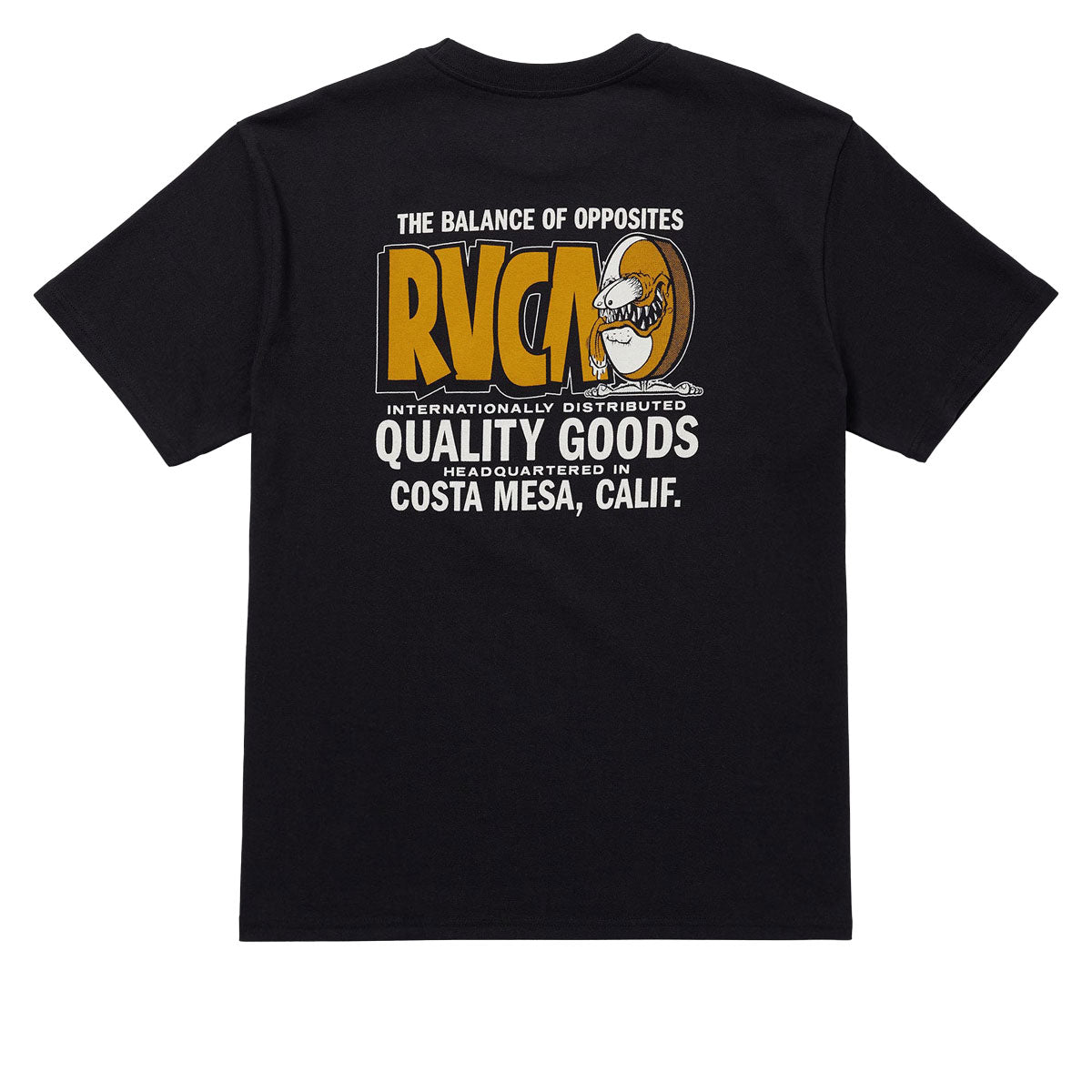 RVCA Balance Fink T-Shirt - Black image 1