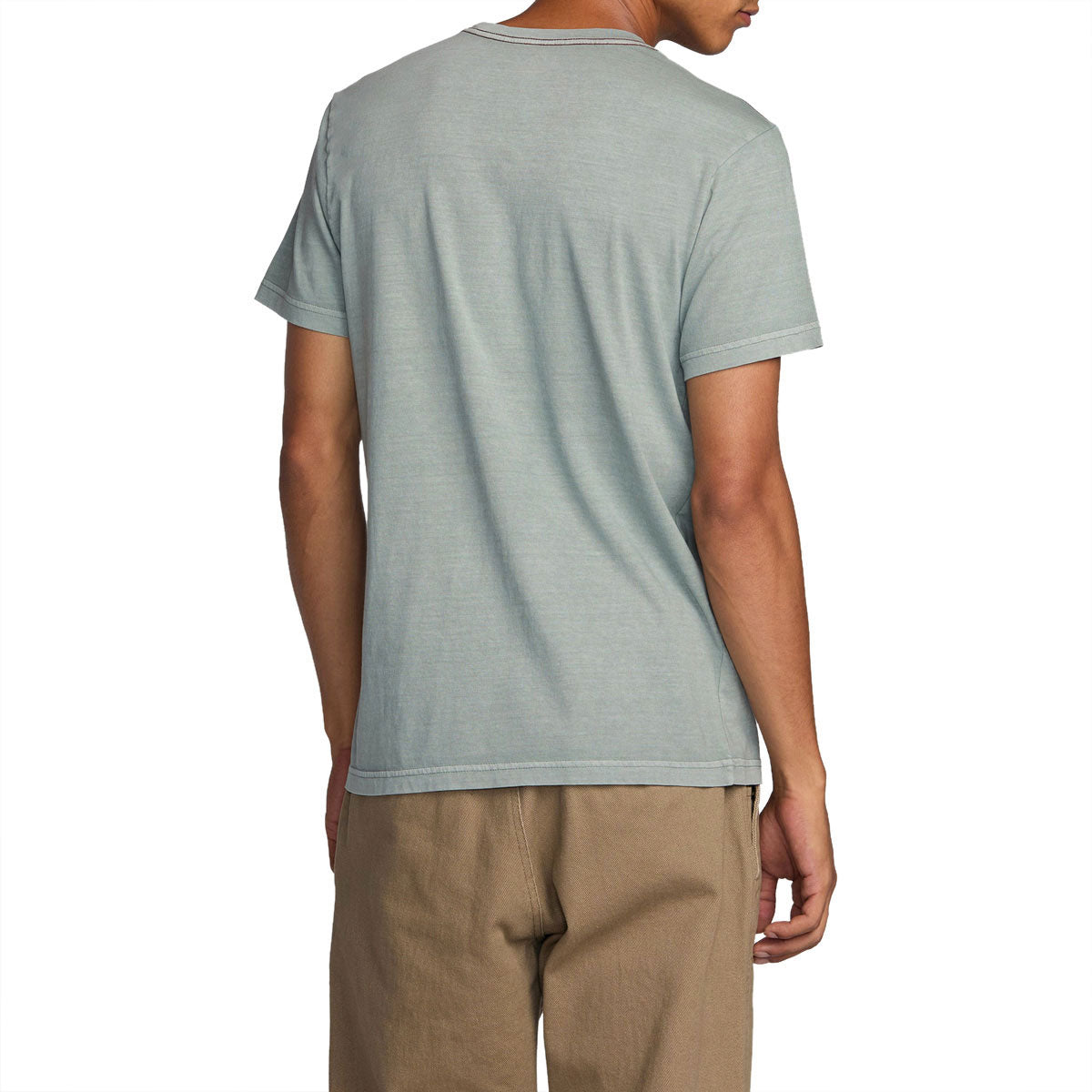 RVCA Contact Scripts Pocket T-Shirt - Monument image 4