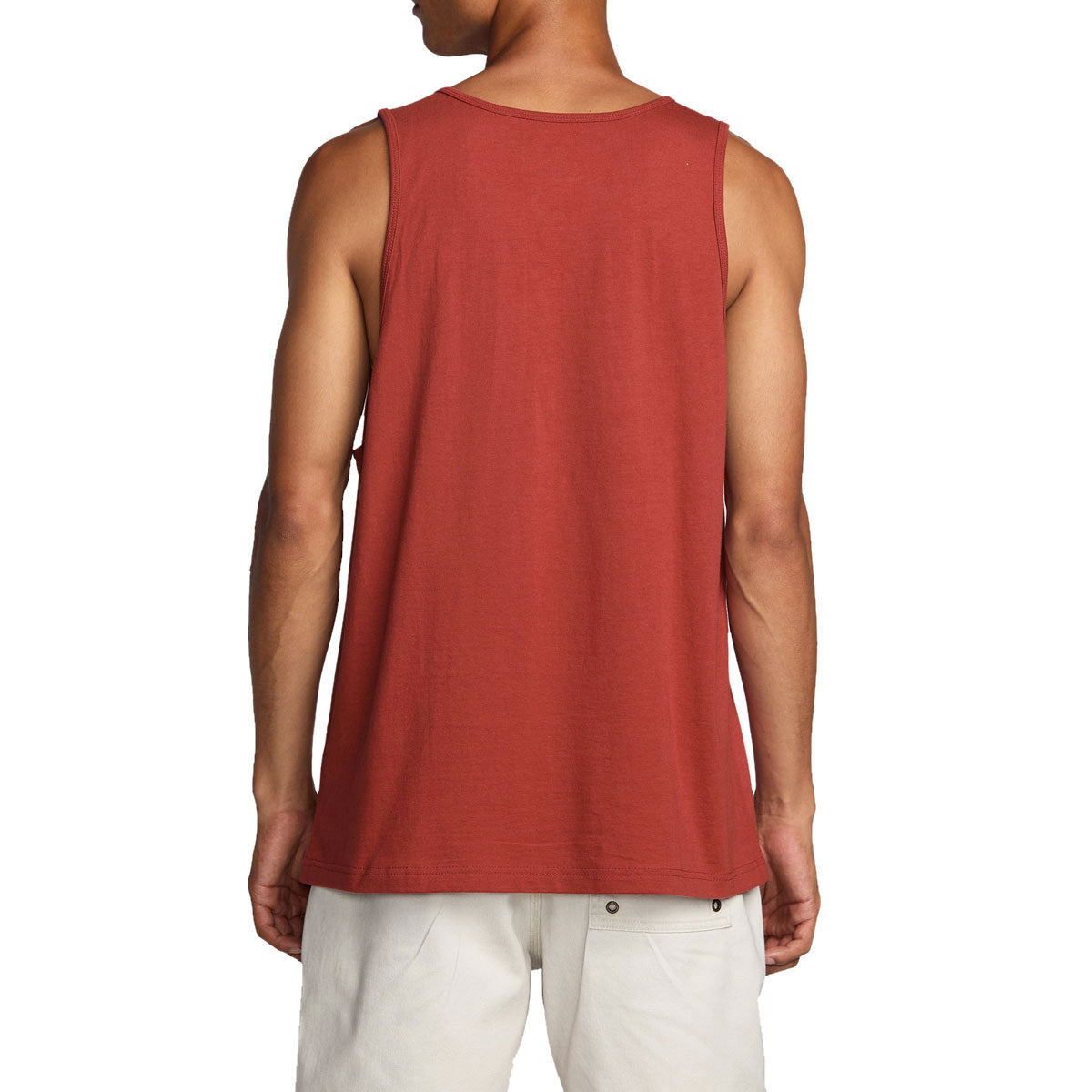 RVCA Frond Script Tank Top - Dusty Red image 3