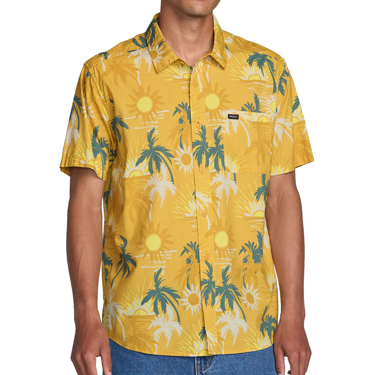 RVCA Sunsets Shirt - Saffron image 1