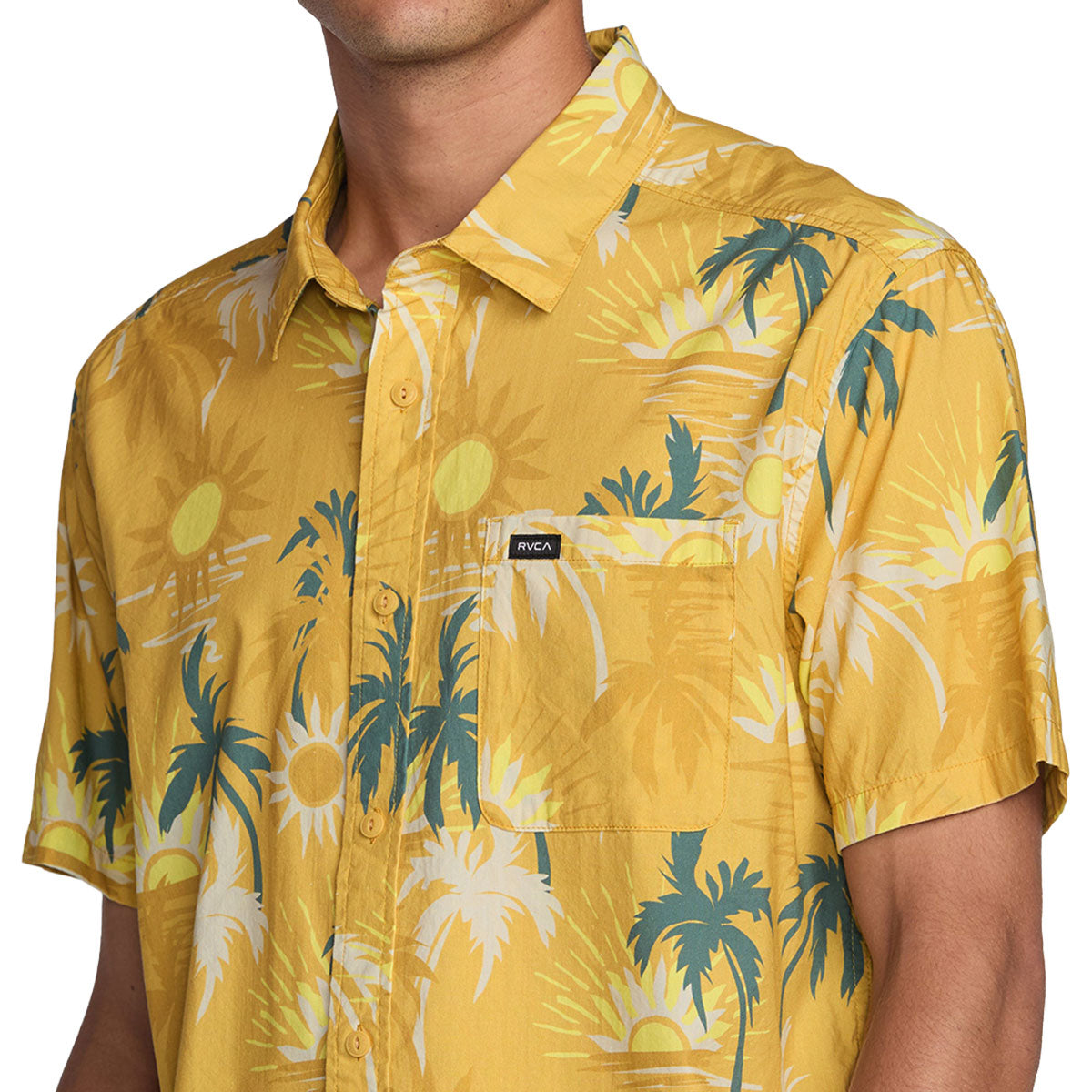 RVCA Sunsets Shirt - Saffron image 3