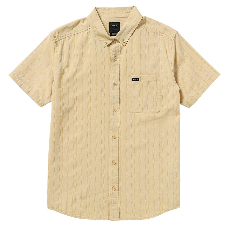 RVCA Thatll Do Stripe Shirt - Natural