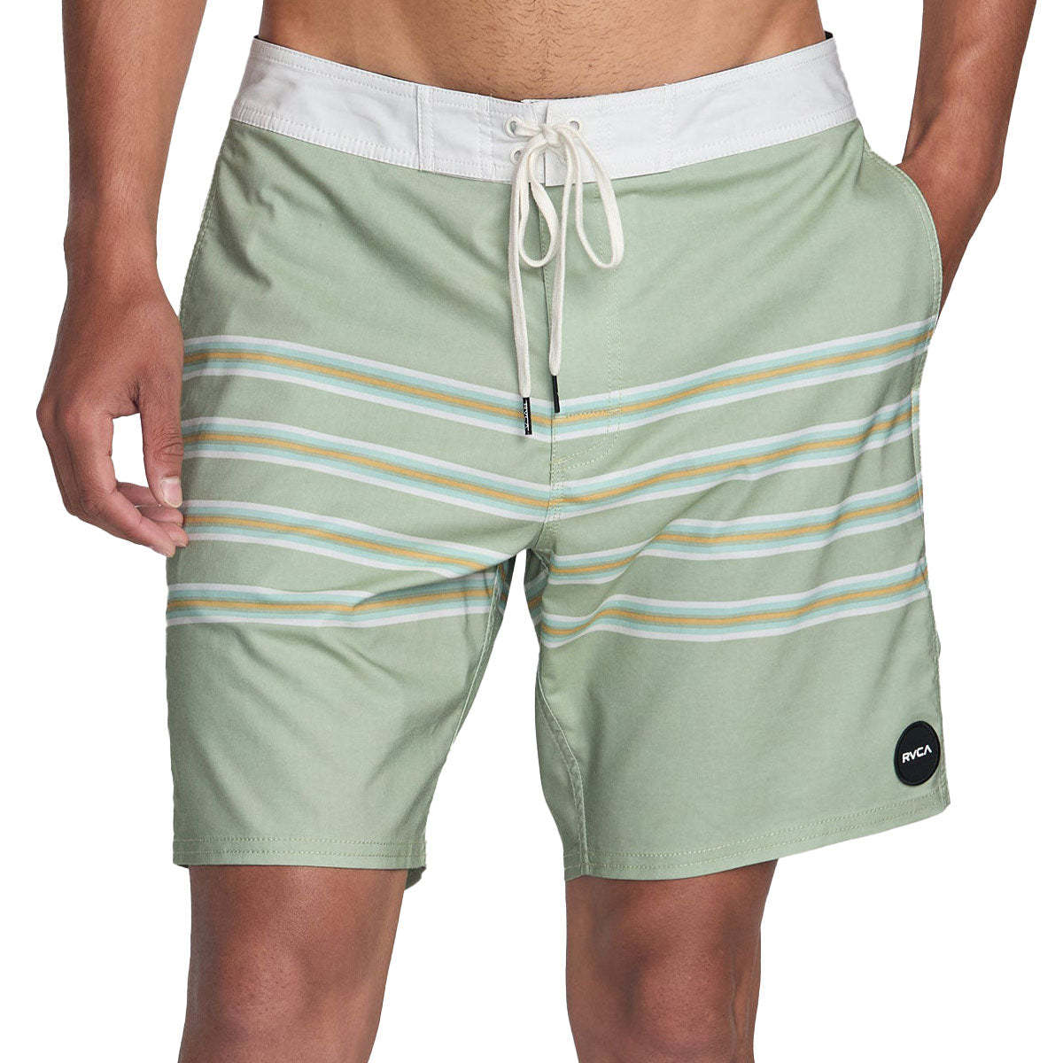RVCA County Line 18 Boardshorts - Light Olive image 3