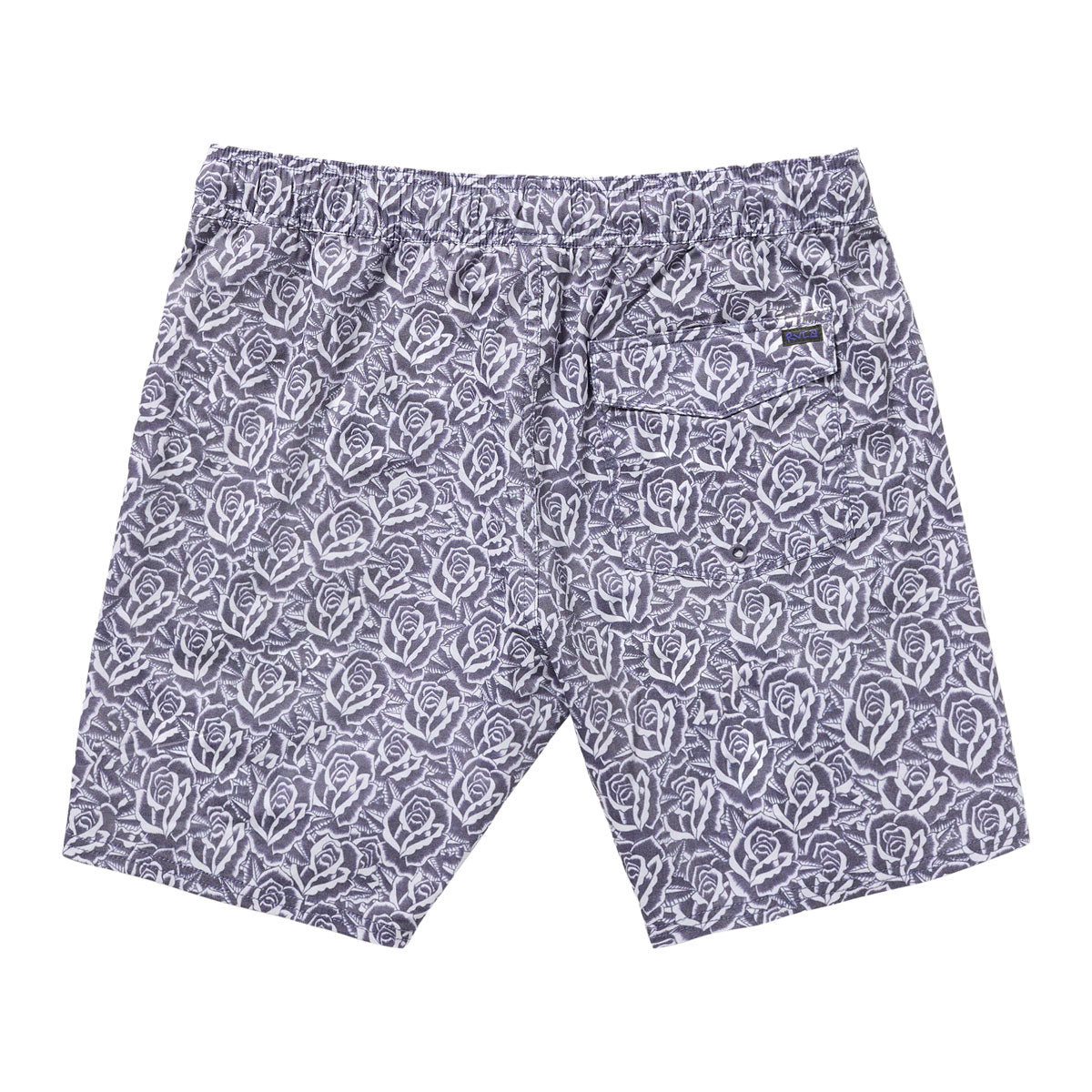 RVCA Barba Roses Elastic 17 Shorts - Light Blue image 2