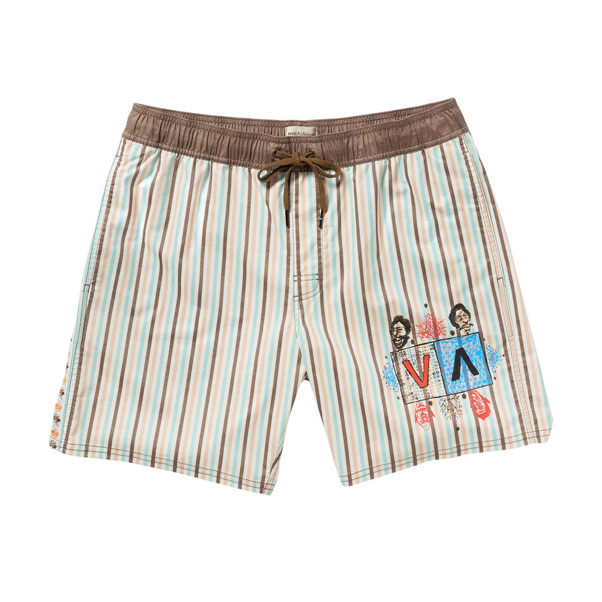 RVCA Jacobs Archive Strp Elastic 17 Boardshorts - Multi image 1