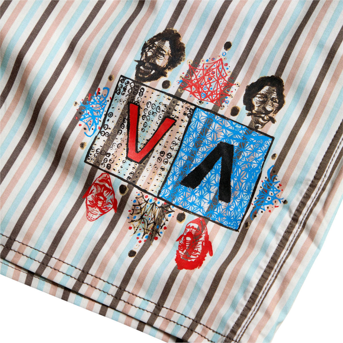 RVCA Jacobs Archive Strp Elastic 17 Boardshorts - Multi image 3