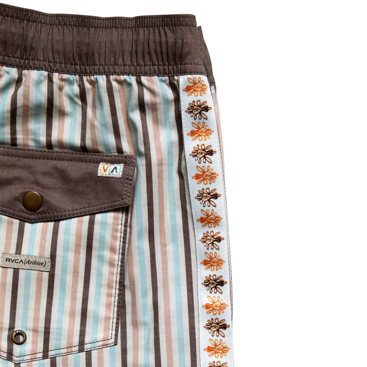 RVCA Jacobs Archive Strp Elastic 17 Boardshorts - Multi image 4