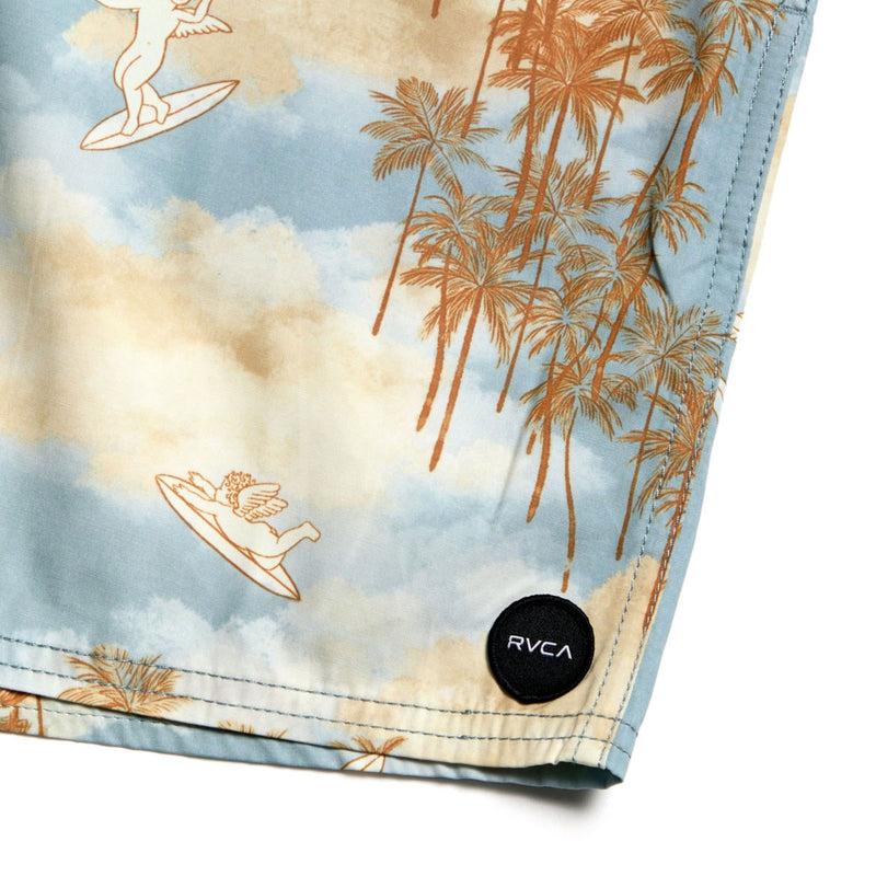 RVCA Perry Elastic 17 Boardshorts - Sky Blue