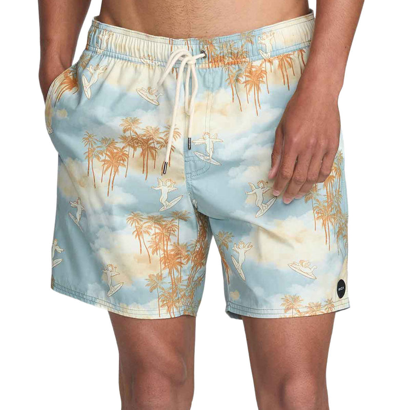 RVCA Perry Elastic 17 Boardshorts - Sky Blue