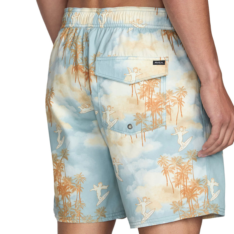 RVCA Perry Elastic 17 Boardshorts - Sky Blue