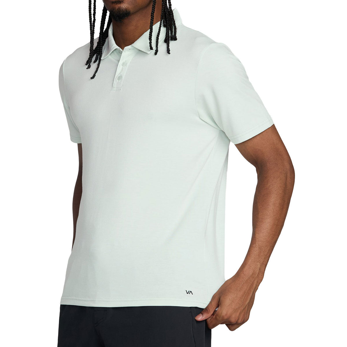 RVCA Balance Polo Shirt - Green Tea image 4