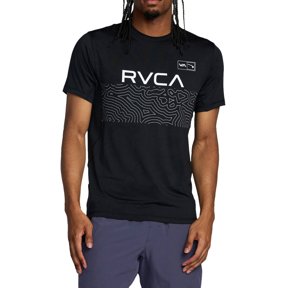RVCA Hawaii Sport Vent Sleeve T-Shirt - Black 2 image 3